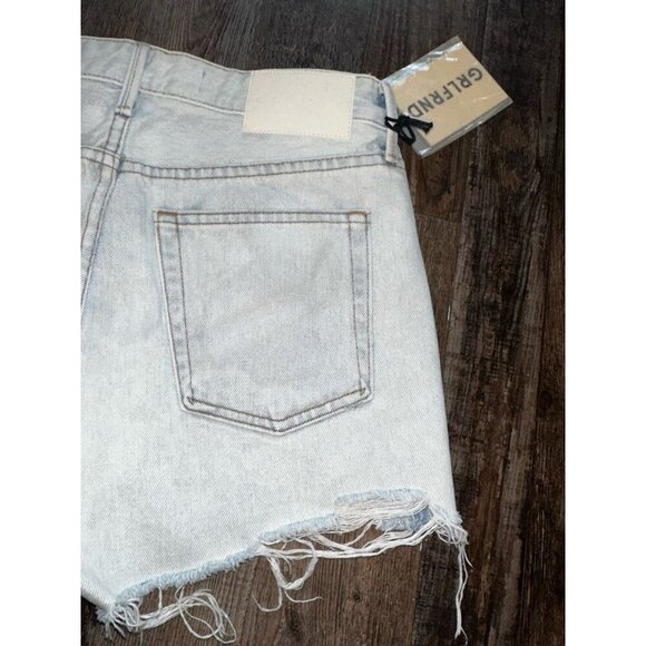GRLFRND NWT Helena High Rise Cut Off Short in Palm Springs Light Wash 27 - Picture 9 of 10